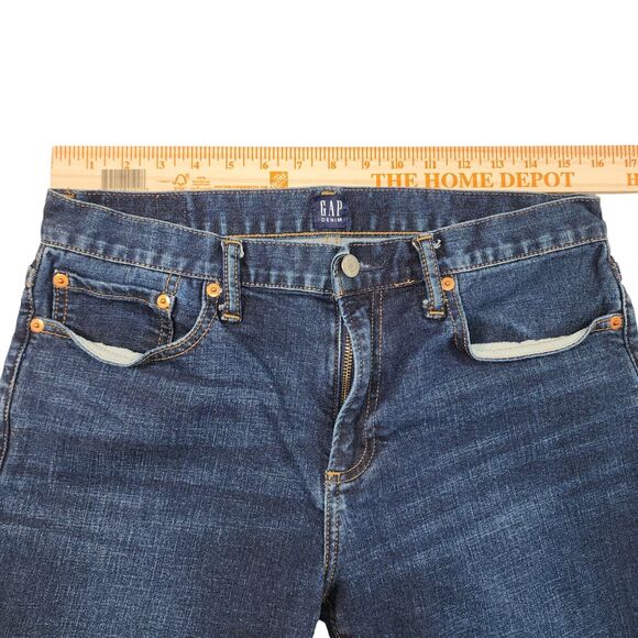 GAP DENIM True Skinny Classic Rise Blue Denim Jeans Women's Size 31X32 - Picture 7 of 8